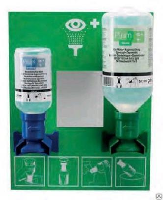 Набор с физрастворами для промывания глаз,   настенного крепления